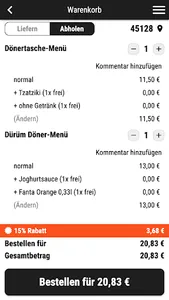 Alfa Döner screenshot 1