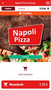 Napoli Pizza Gießen screenshot 1