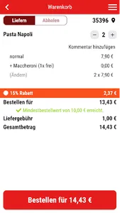 Napoli Pizza Gießen screenshot 2
