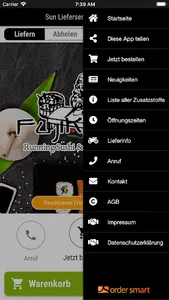Sun Lieferservice screenshot 2