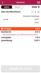 Sushi Bar Wolfsburg screenshot 1