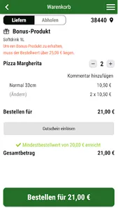 Pizza Wald screenshot 2