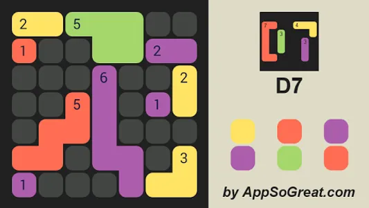 D7: pack the Dominoes per 7 screenshot 10