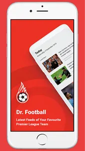 DrFootball - Live Football Sco screenshot 0