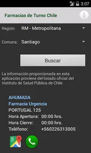 Farmacias de Turno Chile screenshot 1