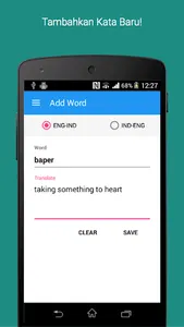 Kamus Bahasa Inggris Indonesia screenshot 2