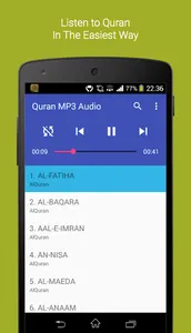 Quran MP3 Audio screenshot 0