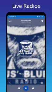 Blues music radio screenshot 0