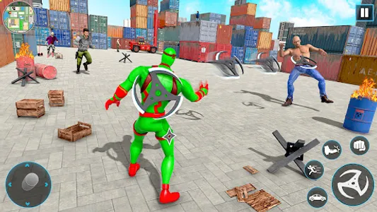 Flying Ninja Rope Hero Crime screenshot 1