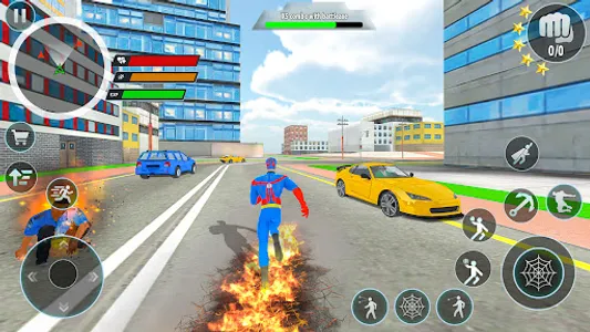 Police Robot Rope Hero Game 3d screenshot 0