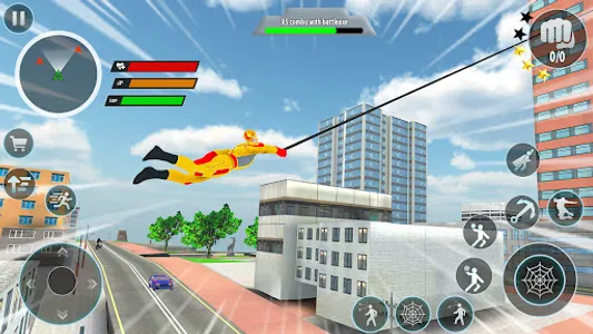 Police Robot Rope Hero Game 3d screenshot 12