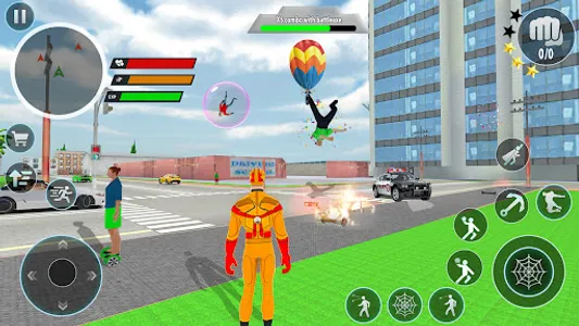 Police Robot Rope Hero Game 3d screenshot 13