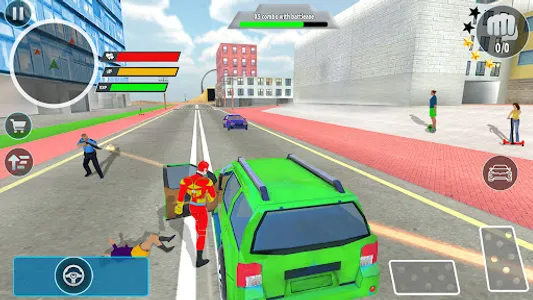 Police Robot Rope Hero Game 3d screenshot 14