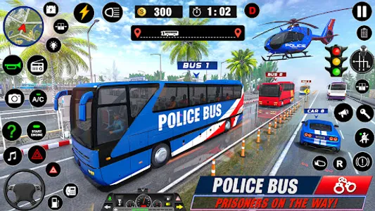 Police Bus Simulator Bus Games screenshot 11