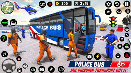 Police Bus Simulator Bus Games screenshot 12