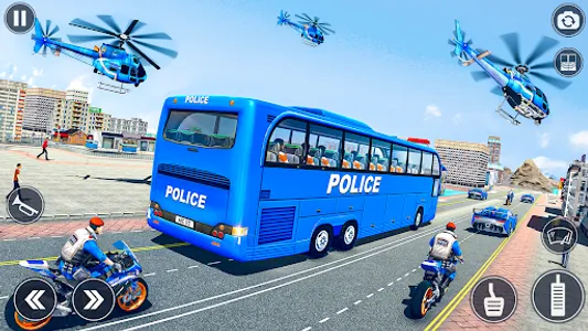 Police Bus Simulator Bus Games screenshot 15