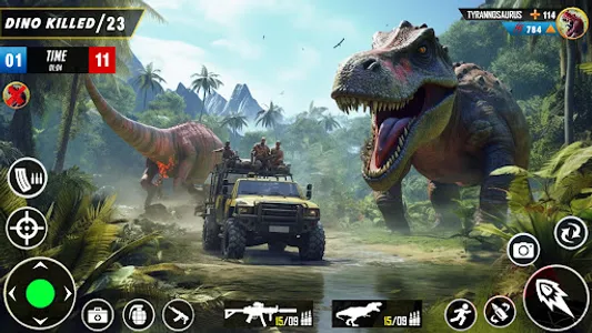 Wild Dinosaur Hunting Game screenshot 0