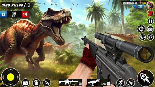 Wild Dinosaur Hunting Game screenshot 1