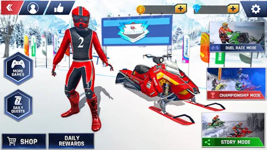 Bike Racing – Snocross Xtreme screenshot 1