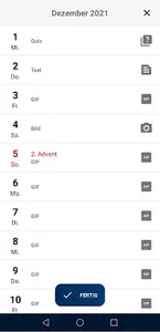 My Adventskalender screenshot 3