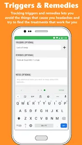 Headache Tracker - Log&Analyze screenshot 4