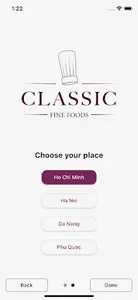 Classic Fine Foods screenshot 1