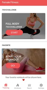 Female Home Workouts & Weight  screenshot 0