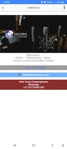 Intertalent Rates Guide screenshot 1