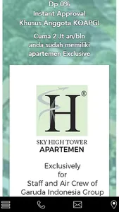 SKY HIGH TOWER APARTEMEN screenshot 1
