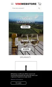 Vini Webstore screenshot 2