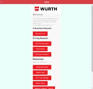 Wurth Wood Group Employee screenshot 1