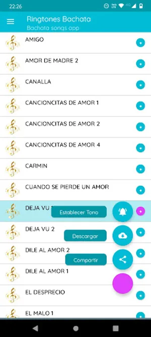 Ringtones Bachata screenshot 1