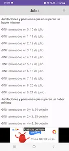 Calendario de pagos ANSES screenshot 2