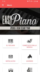 Aprender cómo tocar teclado screenshot 0