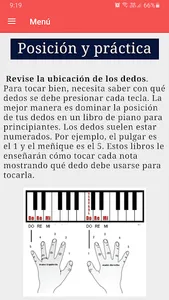 Aprender cómo tocar teclado screenshot 1