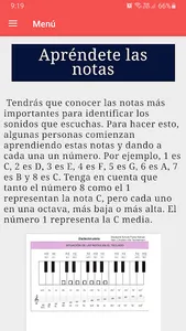 Aprender cómo tocar teclado screenshot 3
