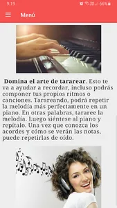 Aprender cómo tocar teclado screenshot 5