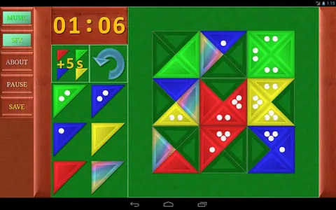 TrigoMania Triangular Dominoes screenshot 0