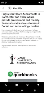 Pugsley Revill Accountants screenshot 1