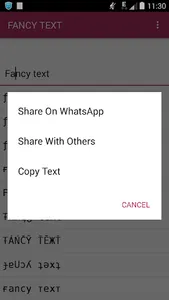 Fancy Text  For Chats screenshot 3