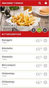 Snackbar 't hoekje Bestelapp screenshot 0