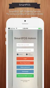 SmartMenu Admin - Phone screenshot 0