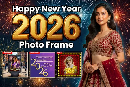 New Year photo frame 2026 screenshot 11