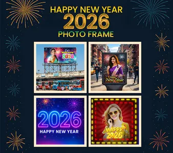 New Year photo frame 2026 screenshot 6