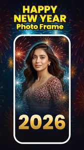 New Year photo frame 2026 screenshot 7