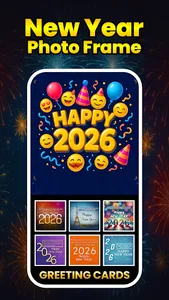 New Year photo frame 2026 screenshot 8
