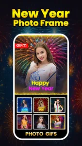 New Year photo frame 2026 screenshot 9