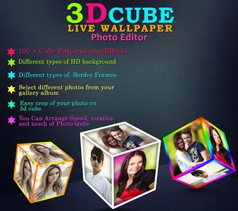 3D Cube Live Wallpaper Editor screenshot 8