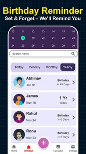 Birthday Reminder & Calendar screenshot 11