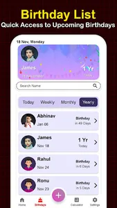 Birthday Reminder & Calendar screenshot 27